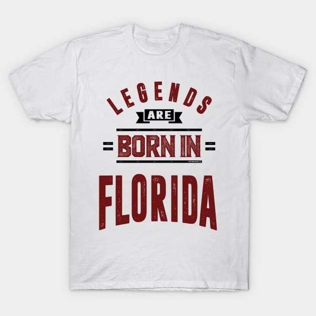 Born in Florida T-Shirt by C_ceconello